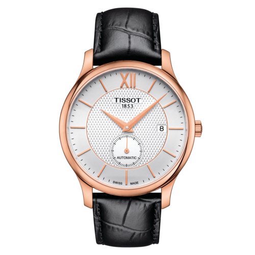 Tissot Tradition Automatic Small Second Rose Gold PVD / Silver